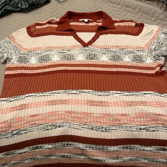 Terra & Sky Polo Sweater Dress/ 2X - Picture 5 of 15